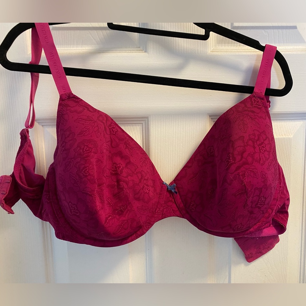 Pink bra